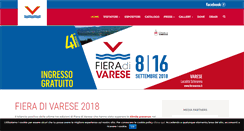 Desktop Screenshot of fieravarese.it